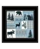"Cabin in the Woods" by Deb Strain, Ready to Hang Framed Print, Black Frame