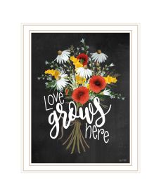 "Tropical Sprig" by House Fenway, Ready to Hang Framed Print, White Frame