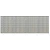 Wall-mounted Peg Boards 4 pcs 15.7"x22.8" Steel