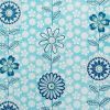 Flowering Sky Blue - Vinyl Self-Adhesive Wallpaper Prepasted Wall stickers Wall Decor (Roll)