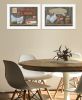 "Home Grown" 2-Piece Vignette By Pam Britton, Ready to Hang Framed Print, White Frame