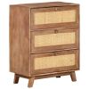 Sideboard 24"x13.8"x29.9" Solid Mango Wood