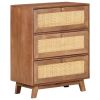 Sideboard 24"x13.8"x29.9" Solid Mango Wood