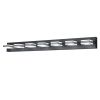 LED Modern Black Vanity Lights, 7-Lights Acrylic Matte Black Bathroom Vanity Lights Over Mirror