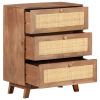 Sideboard 24"x13.8"x29.9" Solid Mango Wood