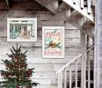 "Come Home for Christmas" 2-Piece Vignette by Cindy Jacobs and Richard Cowdrey, White Frame
