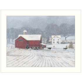 "The Home Place" by Bonnie Mohr, Ready to Hang Framed Print, White Window-Style Frame (Color: as Pic)