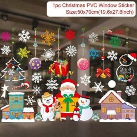 Christmas Wall Window Stickers Marry Christmas Decoration For Home (size: L)
