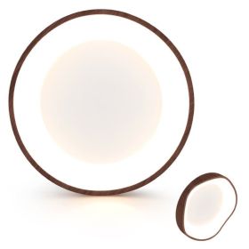 Modern Simple 24W LED Mount Ceiling Light (Color: brown)