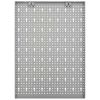 Wall-mounted Peg Boards 3 pcs 15.7"x22.8" Steel