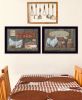 "Home Grown" 2-Piece Vignette By Pam Britton, Ready to Hang Framed Print, Black Frame